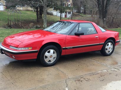 1988 Red Buick Reatta Coupe $6,50