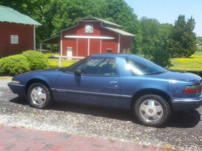 1989 Blue Buick Reatta Coupe $3,000