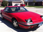 1988 Red Buick Reatta Coupe  Houston TX $3,500