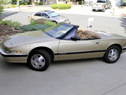 1990 Grey Metallic Buick Reatta Convertible $8,500