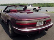 1990 Burgundy Buick Reatta Convertible $5,500