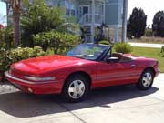 1990 Red Buick Reatta Convertible $8,000