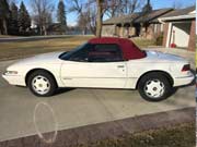 1991 White Buick Reatta Convertible $24,900